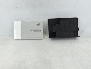 2012 Nissan Maxima Owners Manual Book Guide P/N:OM2E 0A35U0 OEM Used Auto Parts - Oemusedautoparts1.com