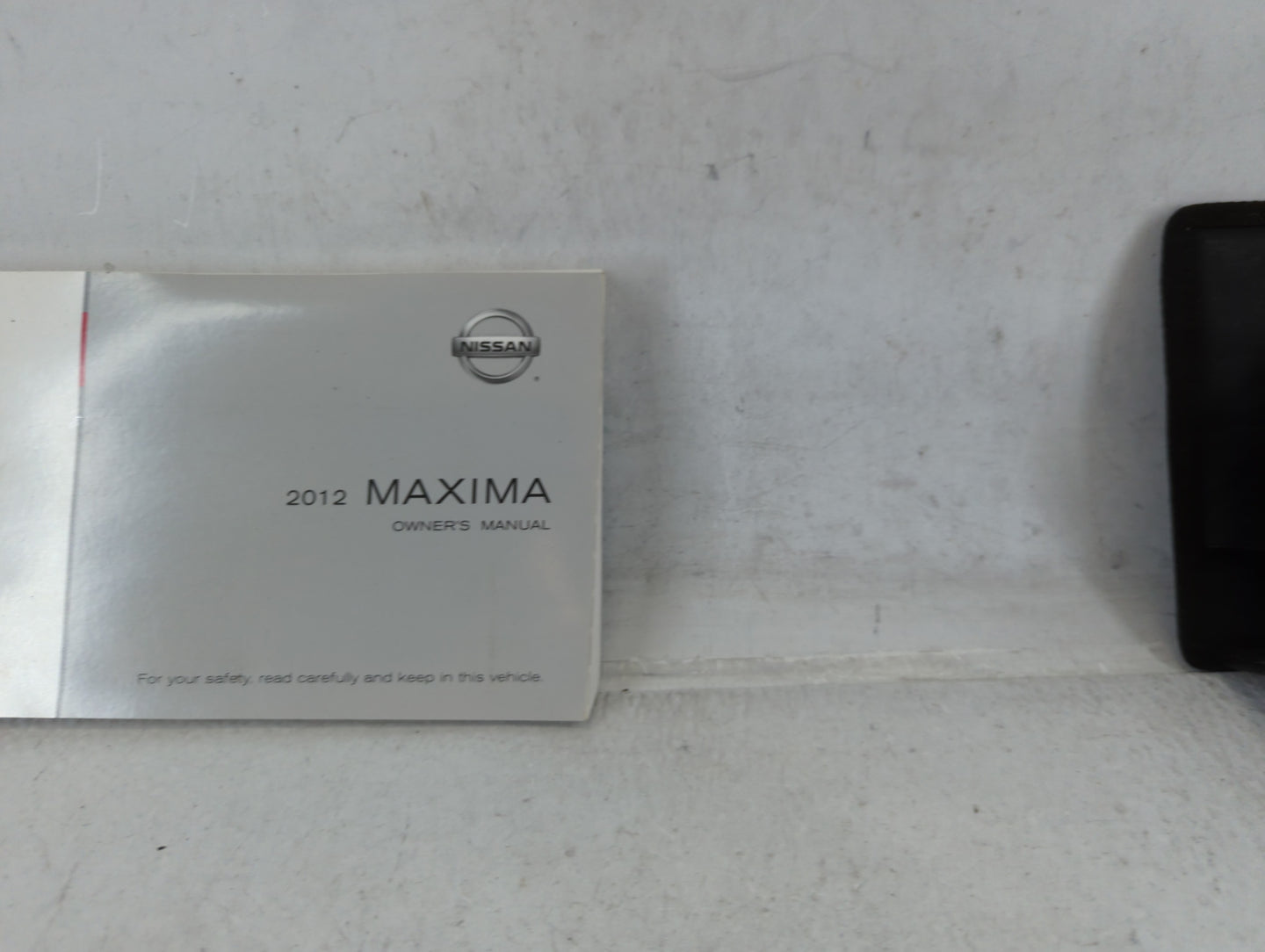 2012 Nissan Maxima Owners Manual Book Guide P/N:OM2E 0A35U0 OEM Used Auto Parts - Oemusedautoparts1.com