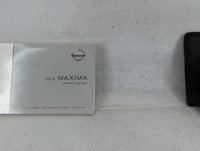 2012 Nissan Maxima Owners Manual Book Guide P/N:OM2E 0A35U0 OEM Used Auto Parts - Oemusedautoparts1.com