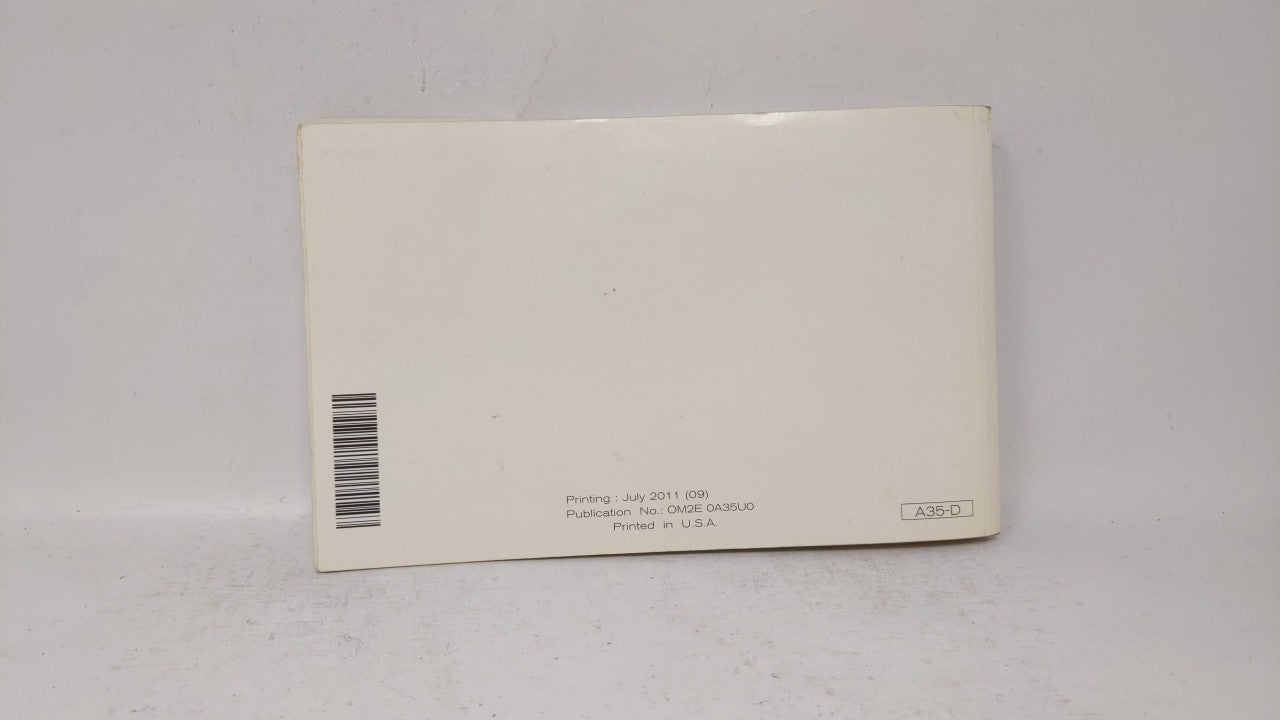 2012 Nissan Maxima Owners Manual Book Guide OEM Used Auto Parts - Oemusedautoparts1.com