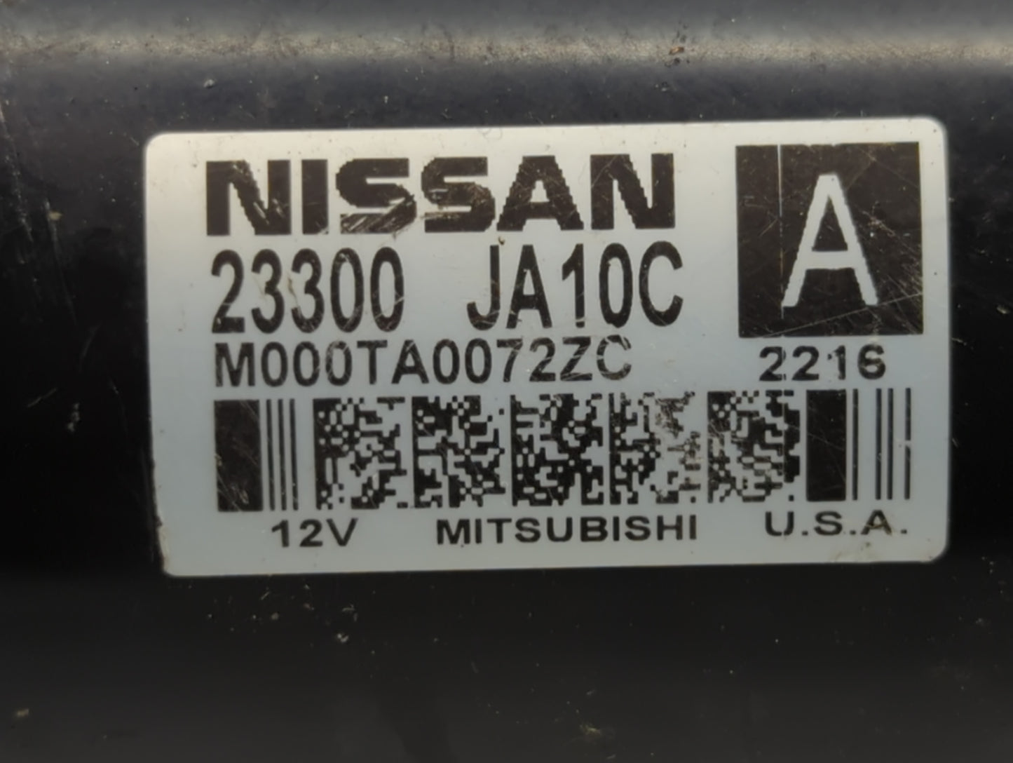 2009-2014 Nissan Maxima Car Starter Motor Solenoid OEM P/N:23300 JA10C Fits Fits 2007 2008 2009 2010 2011 2012 2013 2014 OEM
