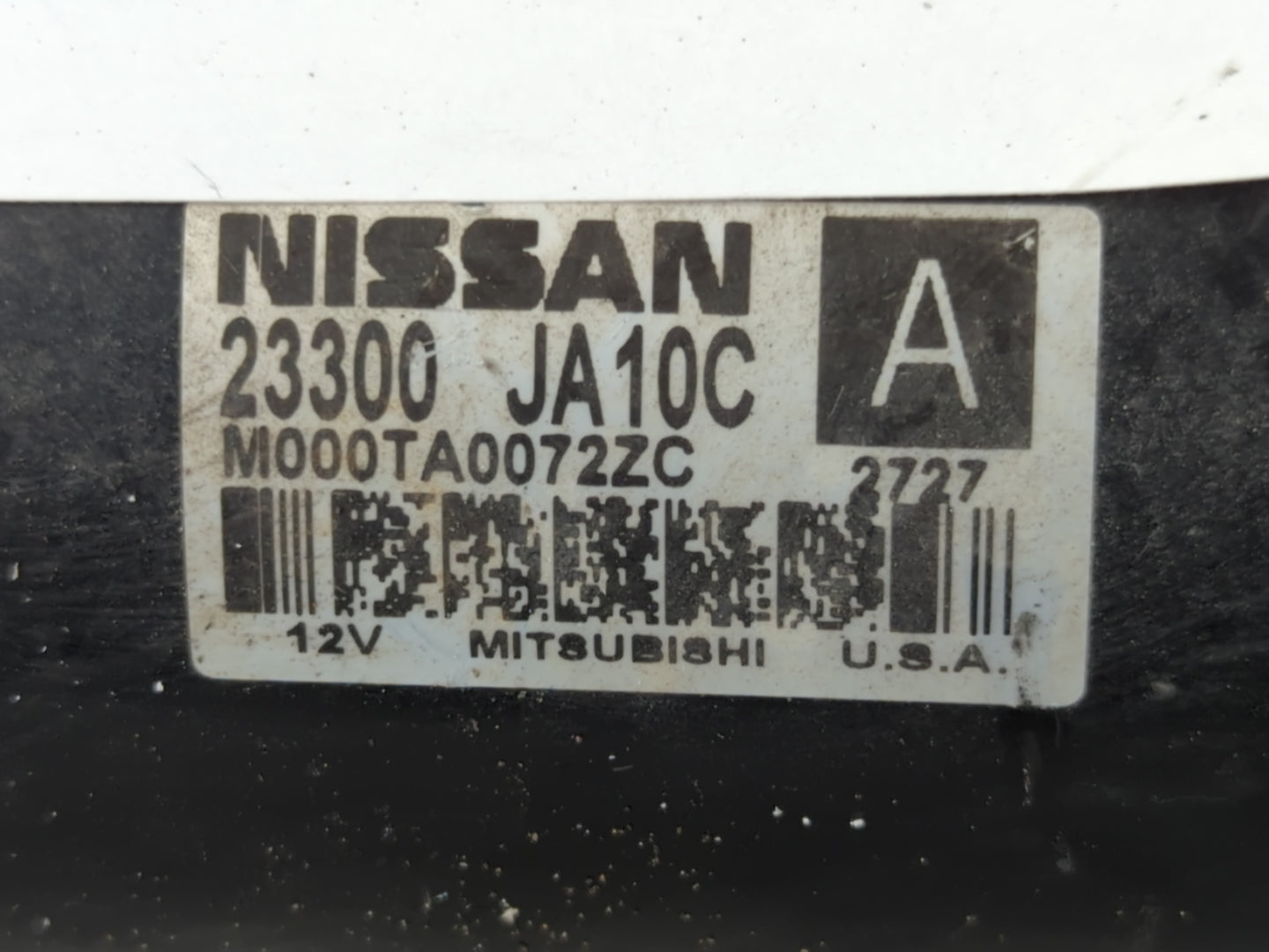 2009-2014 Nissan Maxima Car Starter Motor Solenoid OEM P/N:23300 JA10C Fits Fits 2007 2008 2009 2010 2011 2012 2013 2014 OEM