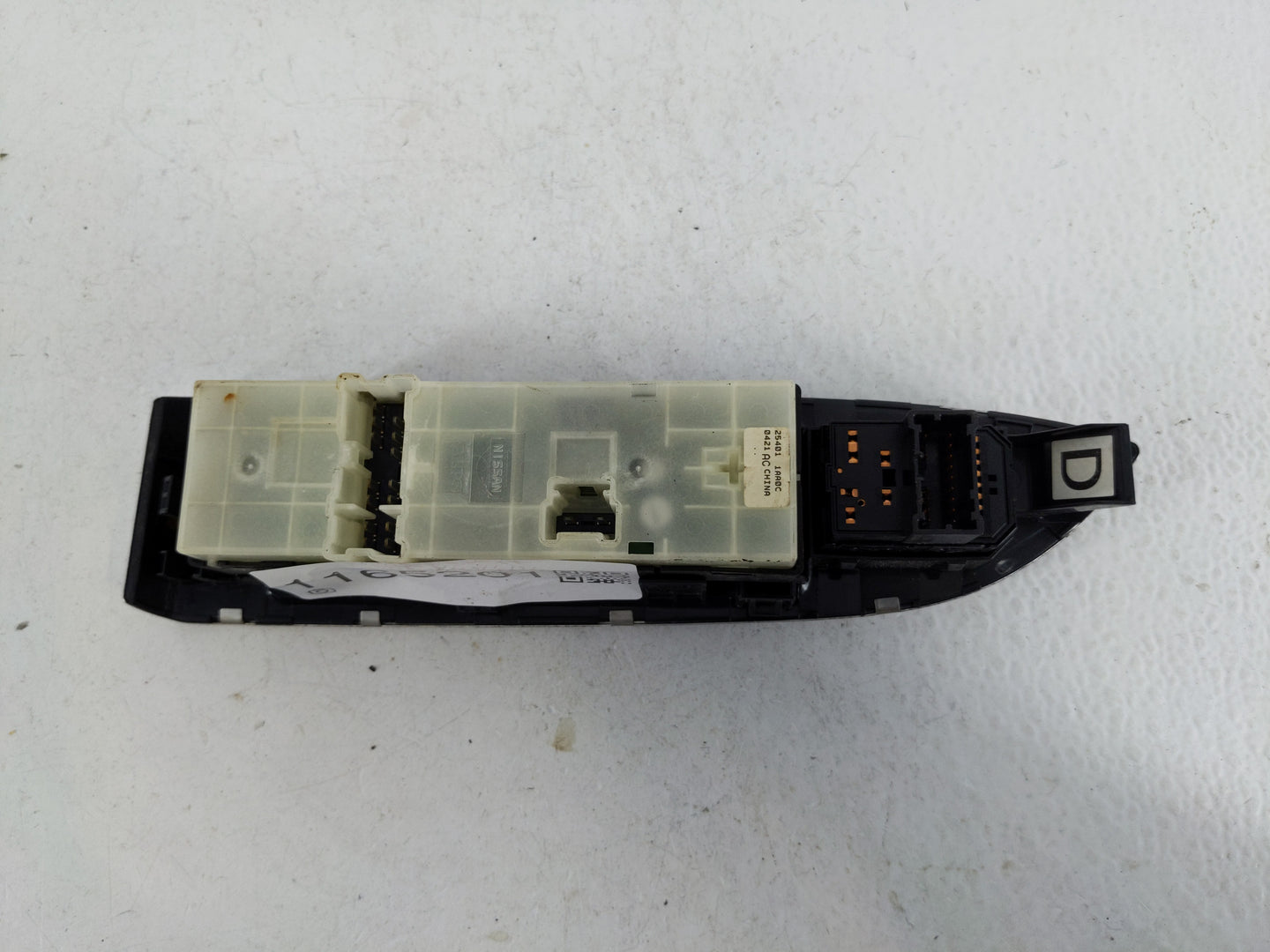 2009-2014 Nissan Murano Master Power Window Switch Replacement Driver Side Left P/N:25401 1AA0C Fits OEM Used Auto Parts - O