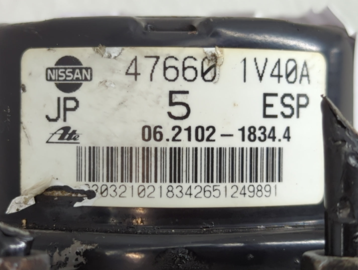 2012-2014 Nissan Murano ABS Pump Control Module Replacement P/N:06.2102-1834.4 Fits Fits 2012 2013 2014 OEM Used Auto Parts 