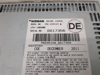 2012 Nissan Murano Radio AM FM Cd Player Receiver Replacement P/N:28185 1SX0A Fits OEM Used Auto Parts - Oemusedautoparts1.c