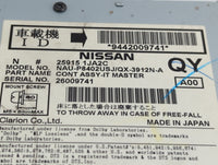 2012-2013 Nissan Murano Radio AM FM Cd Player Receiver Replacement P/N:25915 1JA2C Fits Fits 2011 2012 2013 OEM Used Auto Pa