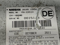 2011-2014 Nissan Murano Radio AM FM Cd Player Receiver Replacement P/N:28185 1SX0A Fits Fits 2011 2012 2013 2014 OEM Used Au