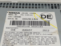 2011-2014 Nissan Murano Radio AM FM Cd Player Receiver Replacement P/N:28185 1SX0A Fits Fits 2011 2012 2013 2014 OEM Used Au