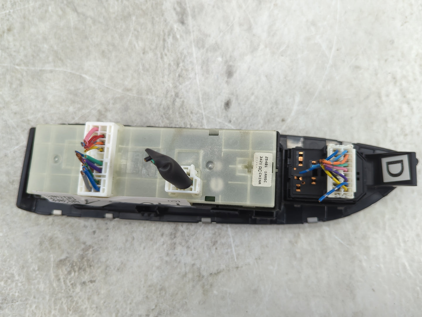 2009-2014 Nissan Murano Master Power Window Switch Replacement Driver Side Left P/N:25401 1AA5C Fits OEM Used Auto Parts - O