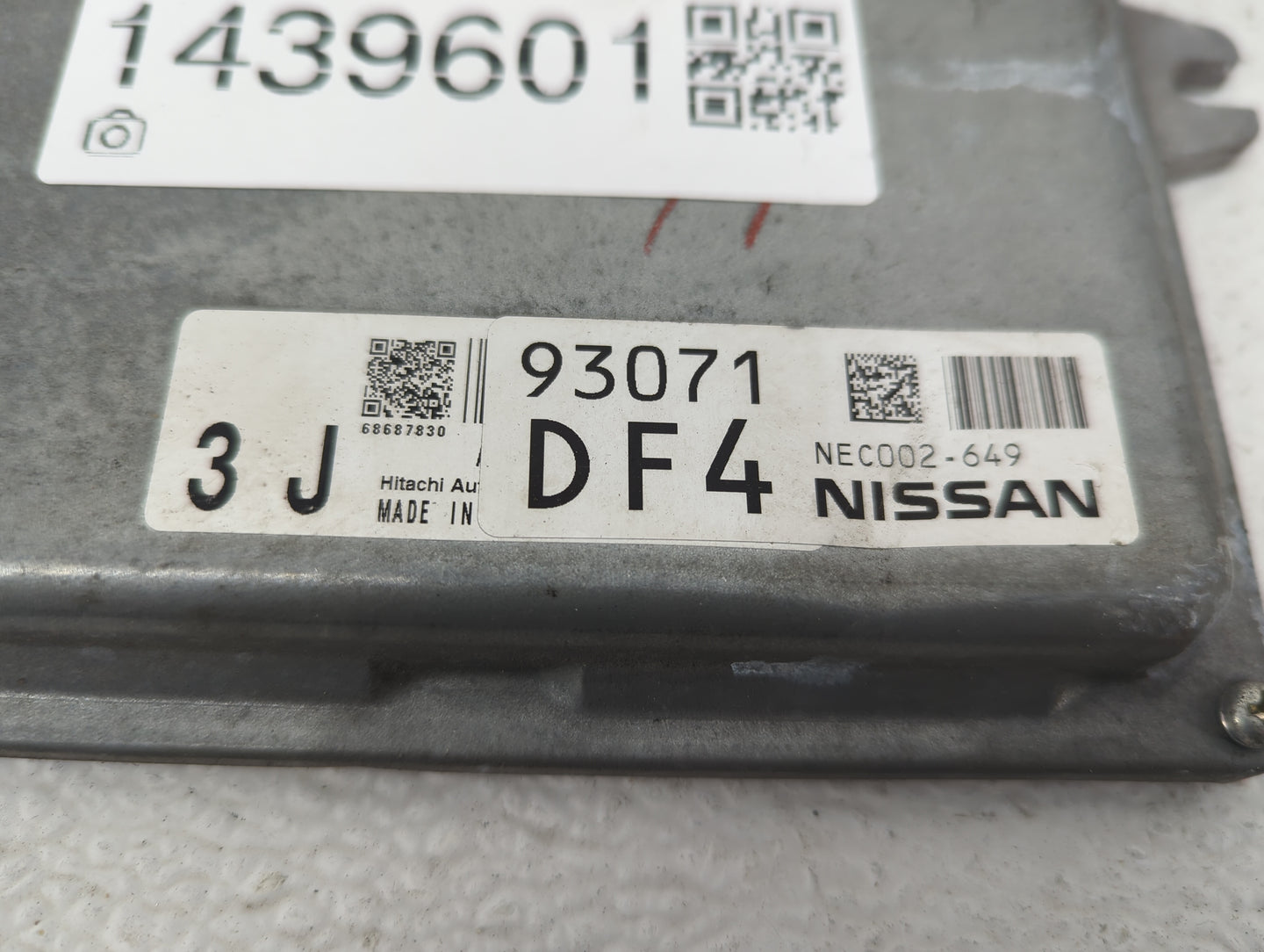 2012 Nissan Murano PCM Engine Control Computer ECU ECM PCU OEM P/N:NEC002-649 Fits OEM Used Auto Parts - Oemusedautoparts1.c