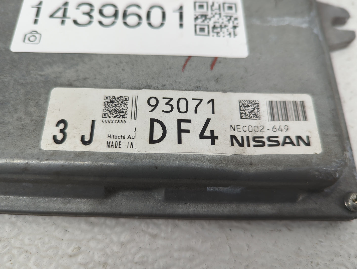 2012 Nissan Murano PCM Engine Control Computer ECU ECM PCU OEM P/N:NEC002-649 Fits OEM Used Auto Parts - Oemusedautoparts1.c