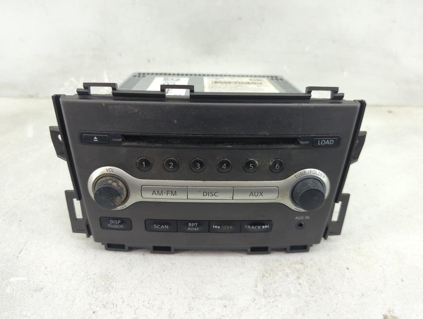 2011-2014 Nissan Murano Radio AM FM Cd Player Receiver Replacement P/N:281851SX0A PN-3351H Fits Fits 2011 2012 2013 2014 OEM