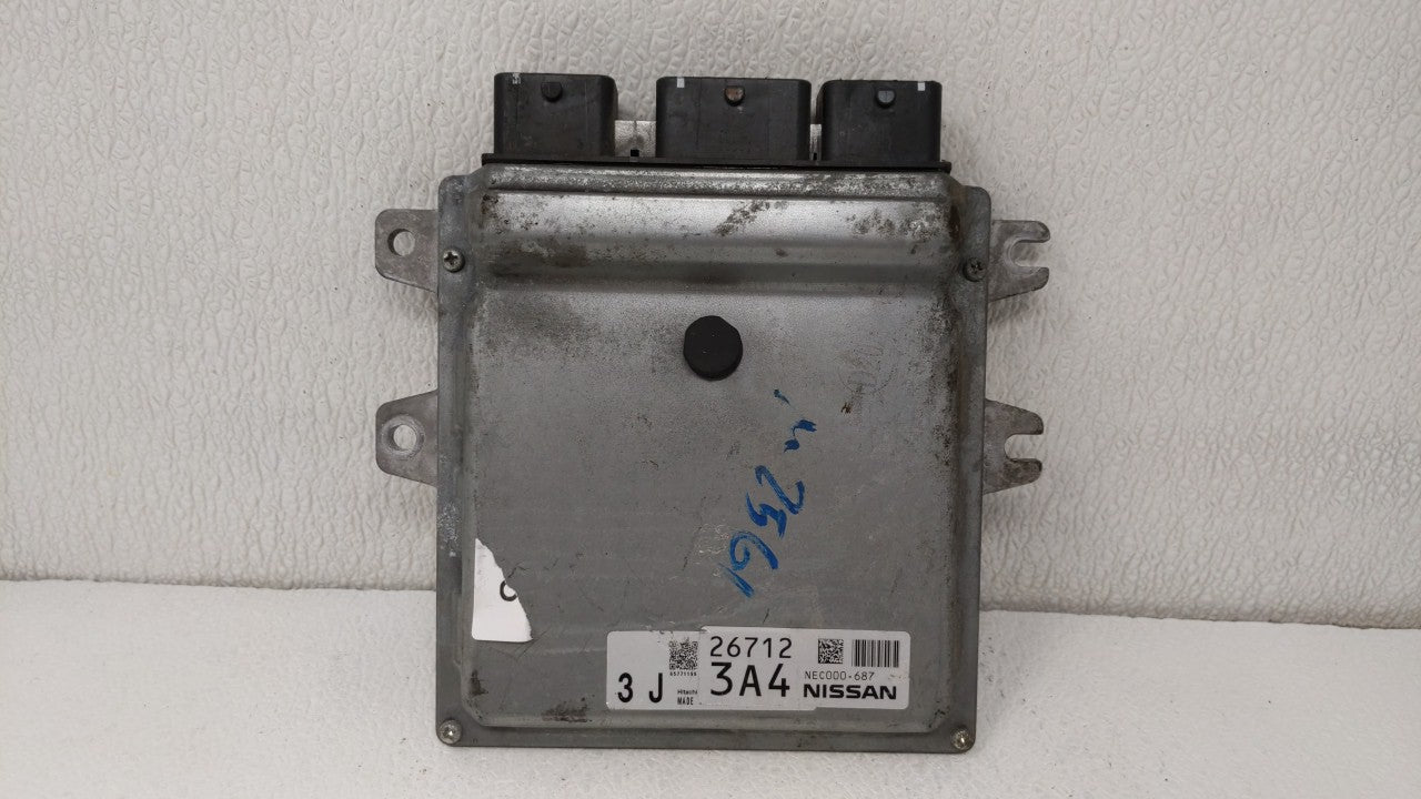 2012 Nissan Murano PCM Engine Control Computer ECU ECM PCU OEM P/N:MEC000-687 Fits OEM Used Auto Parts - Oemusedautoparts1.c
