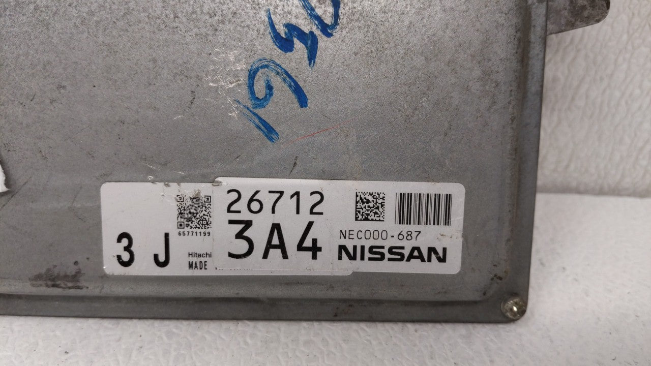 2012 Nissan Murano PCM Engine Control Computer ECU ECM PCU OEM P/N:MEC000-687 Fits OEM Used Auto Parts - Oemusedautoparts1.c
