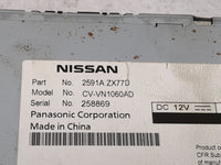 2011-2012 Nissan Murano Radio AM FM Cd Player Receiver Replacement P/N:2591A ZX77D CV-VN1060AD Fits Fits 2011 2012 OEM Used 