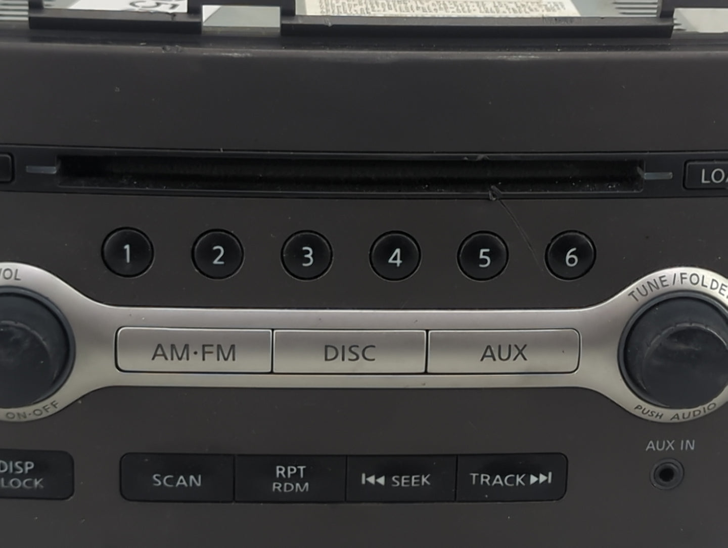 2012-2014 Nissan Murano Radio AM FM Cd Player Receiver Replacement P/N:28185 1SXOA PN-3351H Fits OEM Used Auto Parts - Oemus