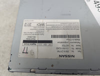 2011-2012 Nissan Murano Radio AM FM Cd Player Receiver Replacement P/N:25915 1ZX78A CV-VN11E24D Fits OEM Used Auto Parts - O