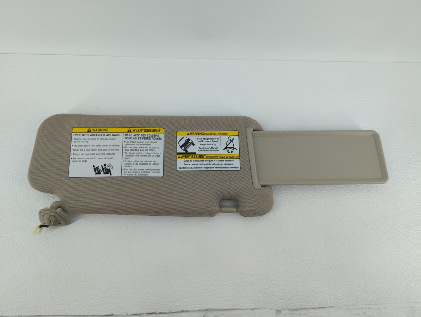 2009-2014 Nissan Murano Sun Visor Shade Replacement Driver Left Mirror Fits Fits 2009 2010 2011 2012 2013 2014 OEM Used Auto