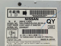 2012-2013 Nissan Murano Radio AM FM Cd Player Receiver Replacement P/N:25915 1JA2C Fits Fits 2011 2012 2013 OEM Used Auto Pa