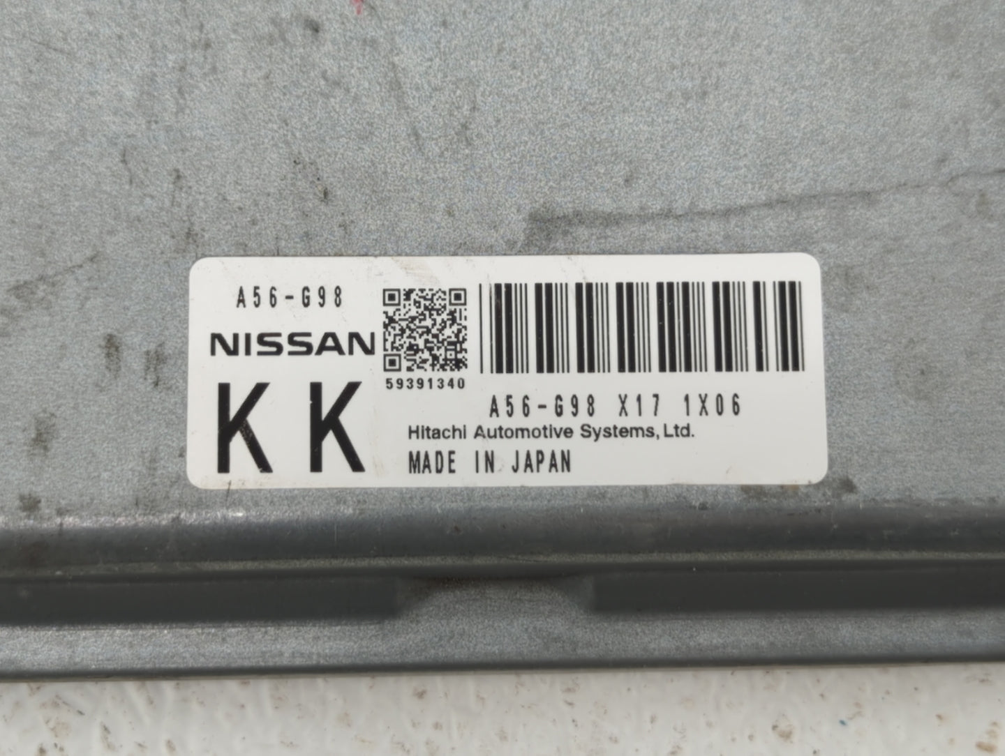 2012 Nissan Murano PCM Engine Control Computer ECU ECM PCU OEM P/N:A56-G99 A56-698 Fits OEM Used Auto Parts - Oemusedautopar