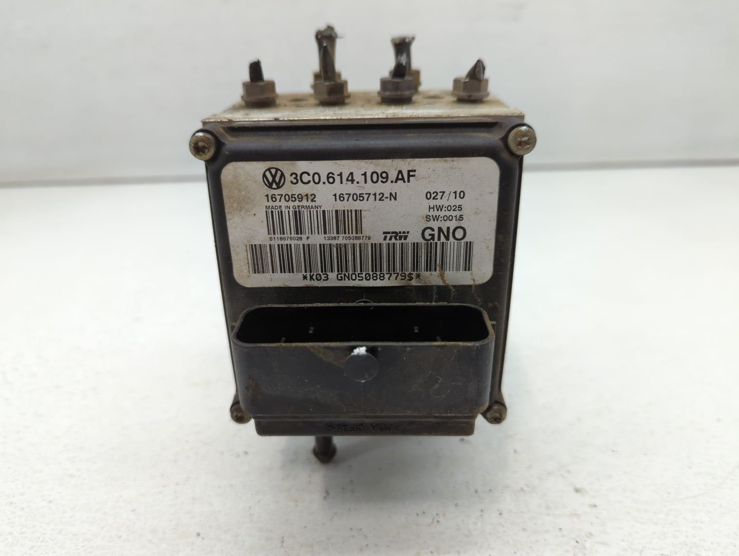2012-2014 Nissan Murano ABS Pump Control Module Replacement P/N:3C0 614 109 AF 47660 1V40A Fits Fits 2012 2013 2014 OEM Used