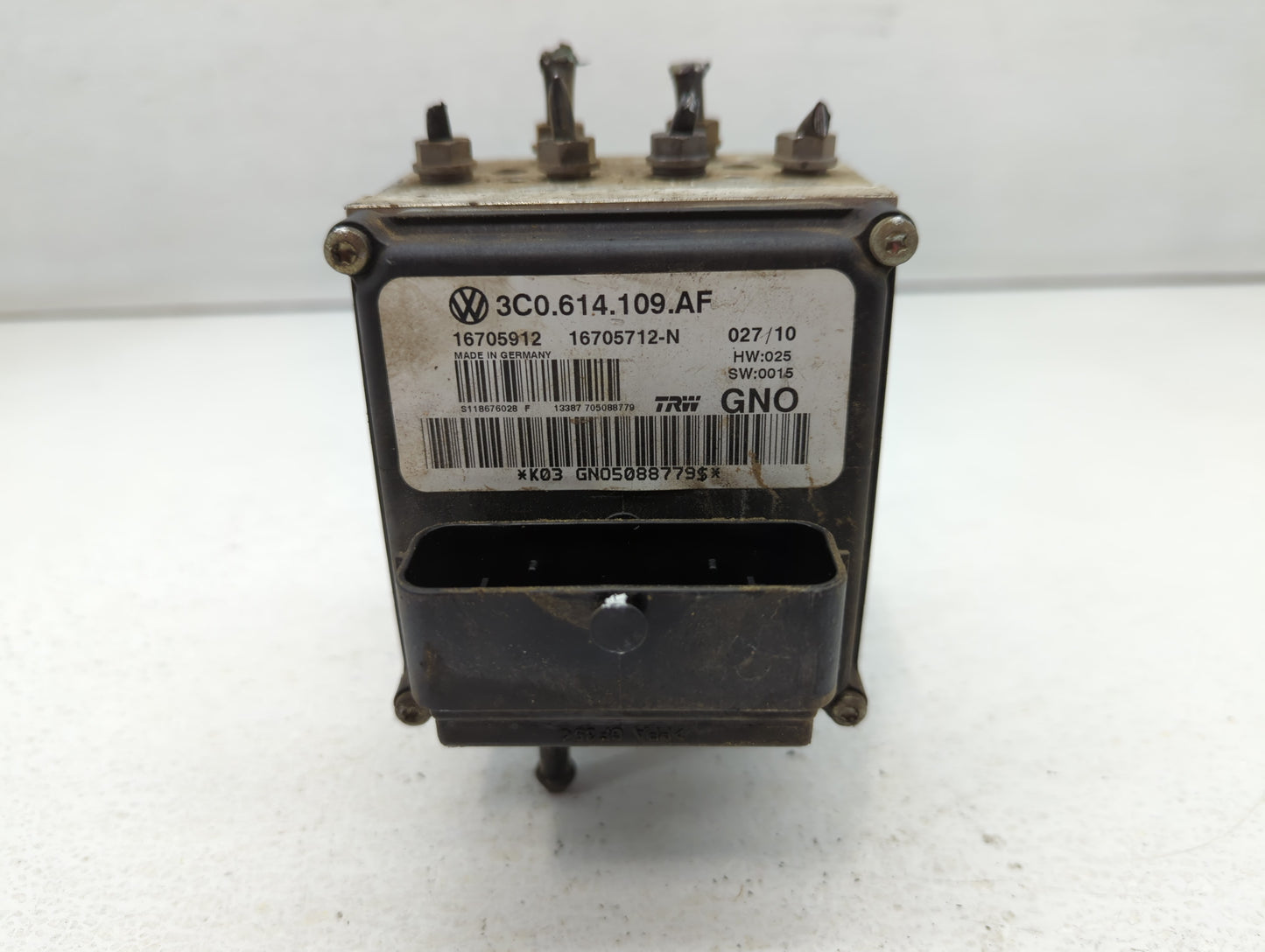2012-2014 Nissan Murano ABS Pump Control Module Replacement P/N:3C0 614 109 AF 47660 1V40A Fits Fits 2012 2013 2014 OEM Used