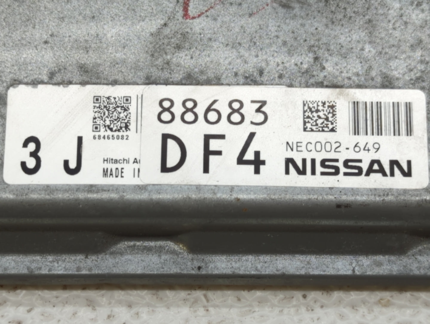 2012 Nissan Murano PCM Engine Control Computer ECU ECM PCU OEM P/N:NEC002-649 A56-H01 Fits OEM Used Auto Parts - Oemusedauto