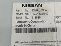 2011-2012 Nissan Murano Radio AM FM Cd Player Receiver Replacement P/N:2591A 1SX5A Fits Fits 2011 2012 OEM Used Auto Parts -