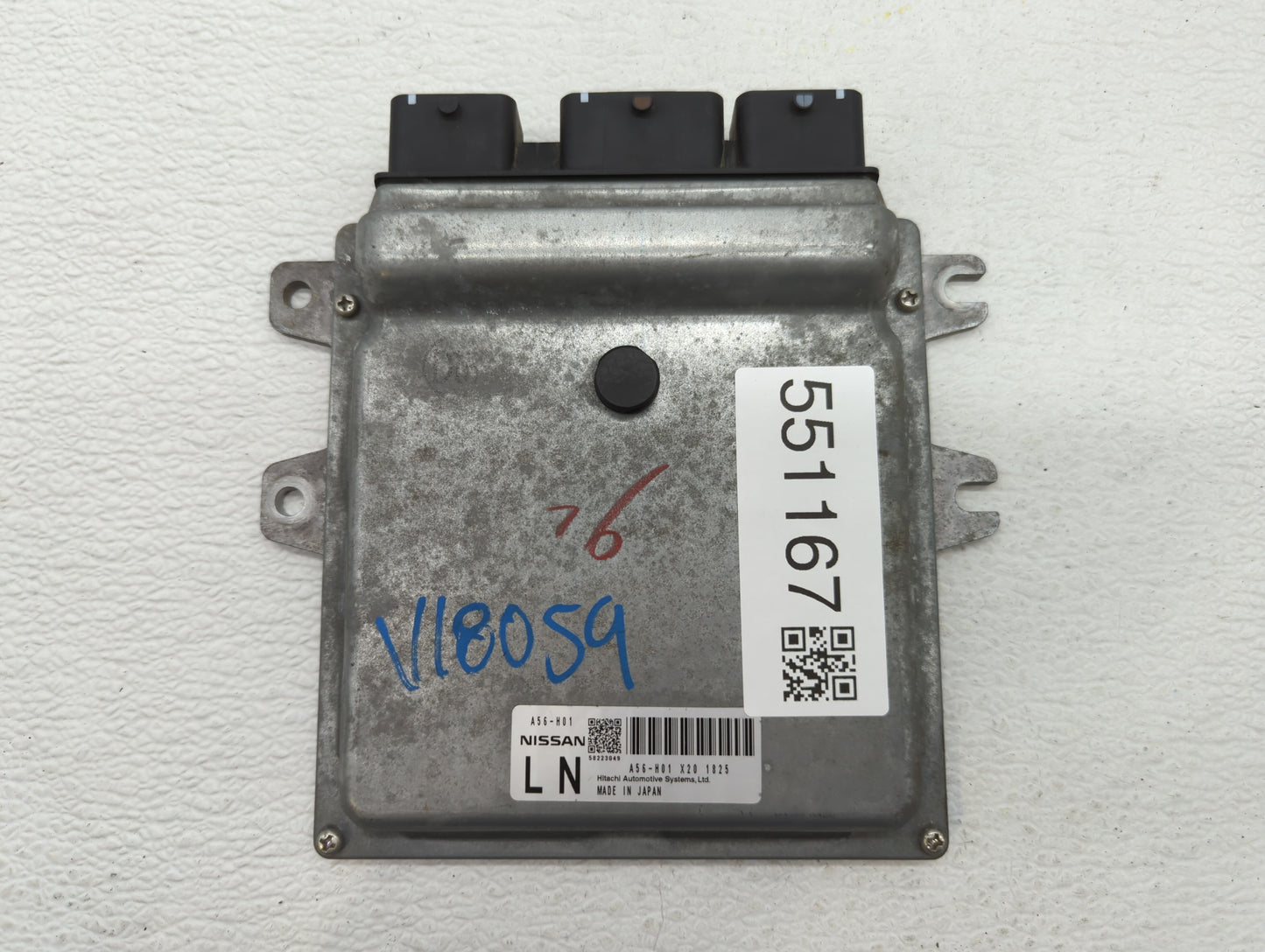 2012 Nissan Murano PCM Engine Control Computer ECU ECM PCU OEM P/N:NEC002-649 A56-H01 Fits OEM Used Auto Parts - Oemusedauto