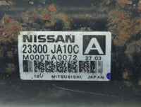 2009-2013 Nissan Murano Car Starter Motor Solenoid OEM P/N:M000TA0072 23300 JA10C Fits OEM Used Auto Parts - Oemusedautopart