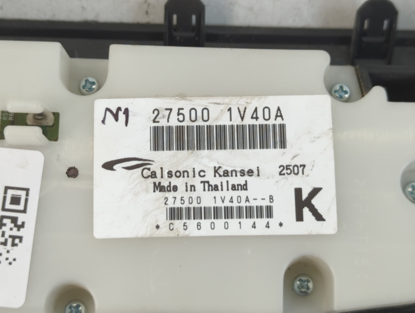 2010-2014 Nissan Murano Climate Control Module Temperature AC/Heater Replacement P/N:27500 1V40A Fits OEM Used Auto Parts - 