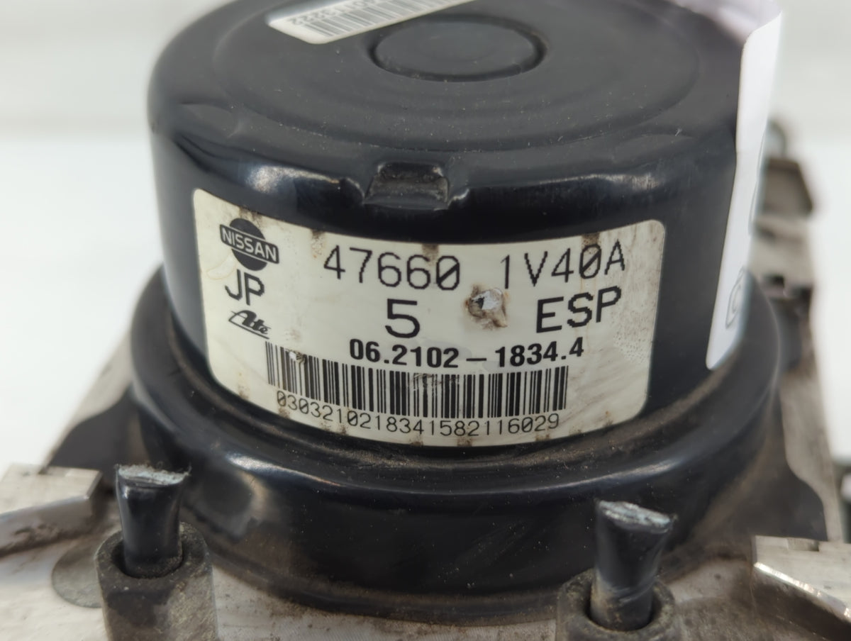 2012-2014 Nissan Murano Anti-Lock Brake ABS Pump Module Actuator OEM P/N:47660 1V40A Fits Fits 2012 2013 2014 OEM Used Auto 