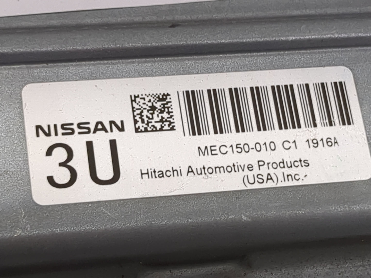2012 Nissan Nv1500 PCM Engine Control Computer ECU ECM PCU OEM P/N:MEC150-010 C1 Fits OEM Used Auto Parts - Oemusedautoparts