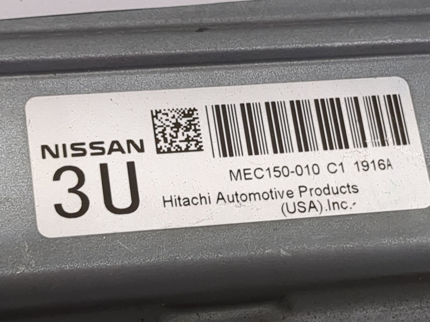 2012 Nissan Nv1500 PCM Engine Control Computer ECU ECM PCU OEM P/N:MEC150-010 C1 Fits OEM Used Auto Parts - Oemusedautoparts
