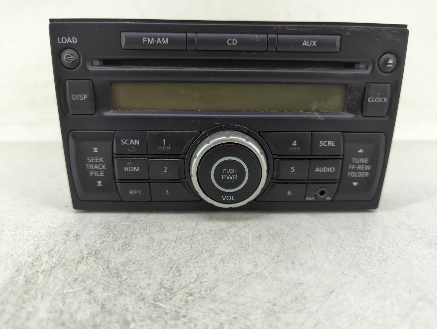 2012 Nissan Quest Radio AM FM Cd Player Receiver Replacement P/N:28185-1JA0A Fits OEM Used Auto Parts - Oemusedautoparts1.co