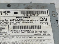 2012 Nissan Quest Radio AM FM Cd Player Receiver Replacement P/N:259151JA2B NAU-P8402USG/QX-3838N-A Fits Fits 2011 2013 OEM 