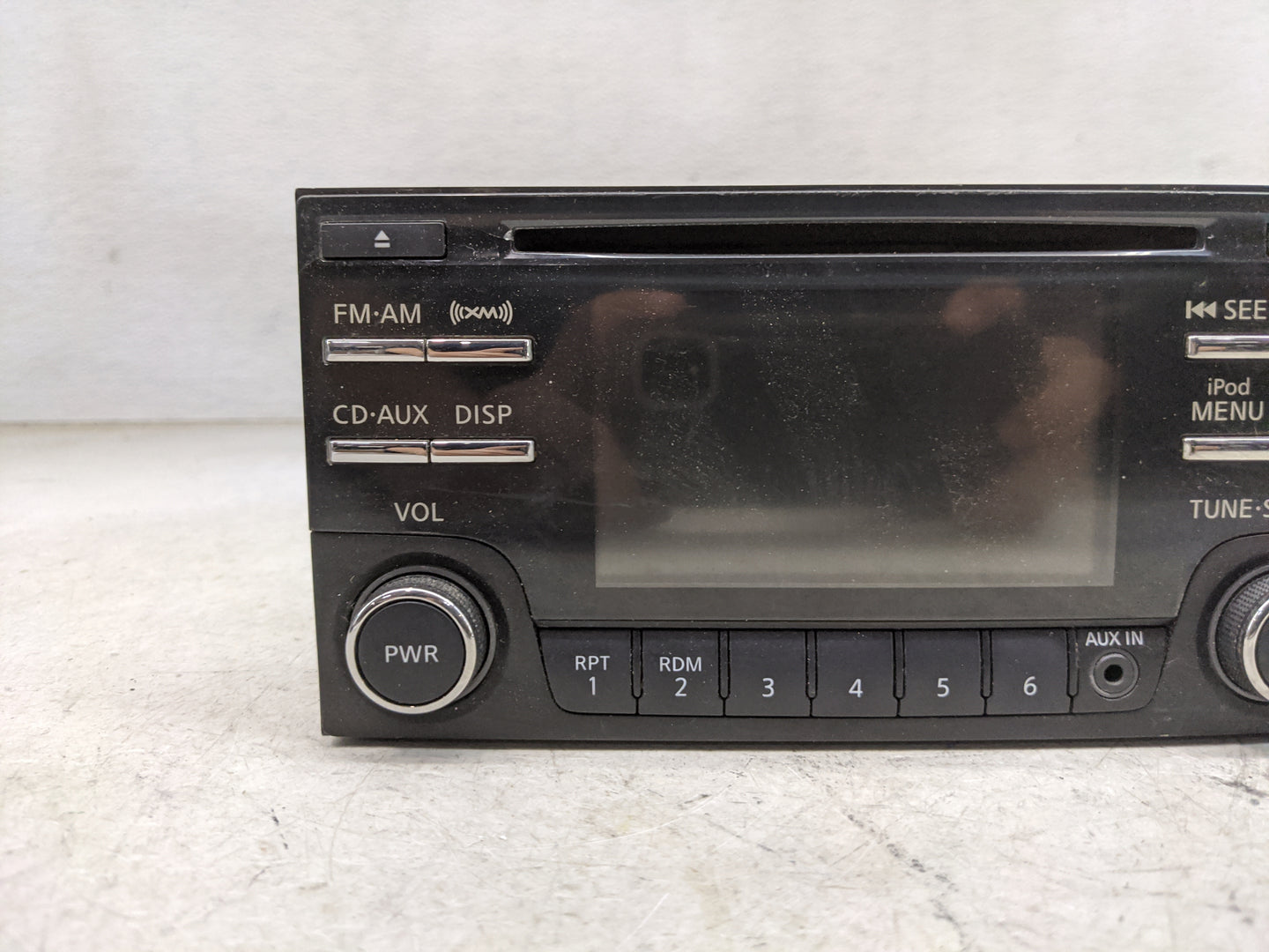 2012 Nissan Quest Radio AM FM Cd Player Receiver Replacement P/N:281851JA1 CQ-FN11E0D Fits OEM Used Auto Parts - Oemusedauto