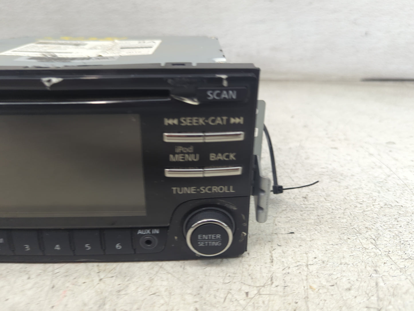 2012 Nissan Quest Radio AM FM Cd Player Receiver Replacement P/N:28185 1JA1A CQ-FN11E04D Fits OEM Used Auto Parts - Oemuseda