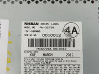 2012 Nissan Quest Radio AM FM Cd Player Receiver Replacement P/N:28185 1JA0A 28185 1JA1A Fits OEM Used Auto Parts - Oemuseda