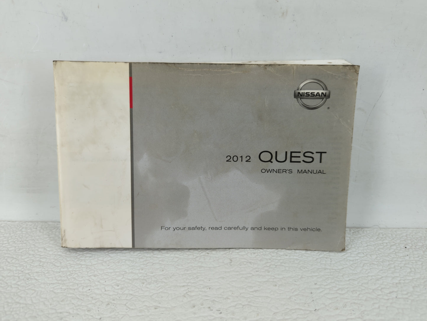 2012 Nissan Quest Owners Manual Book Guide OEM Used Auto Parts - Oemusedautoparts1.com
