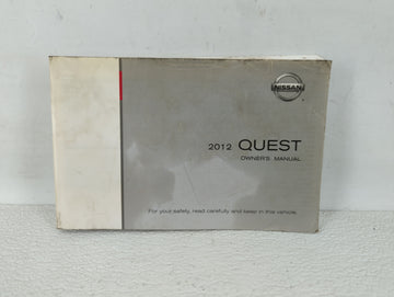 2012 Nissan Quest Owners Manual Book Guide OEM Used Auto Parts - Oemusedautoparts1.com