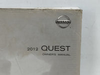 2012 Nissan Quest Owners Manual Book Guide OEM Used Auto Parts - Oemusedautoparts1.com
