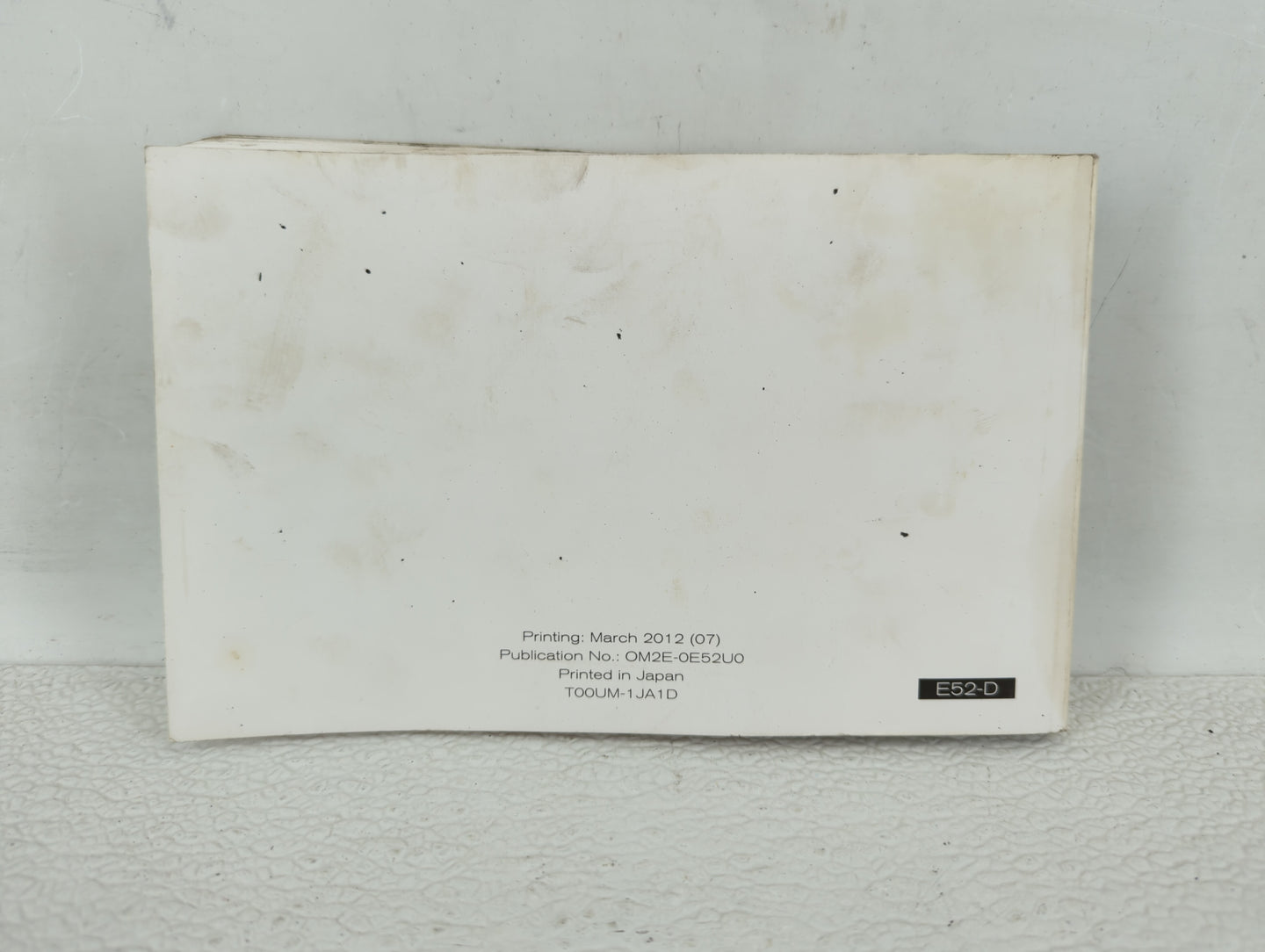 2012 Nissan Quest Owners Manual Book Guide OEM Used Auto Parts - Oemusedautoparts1.com
