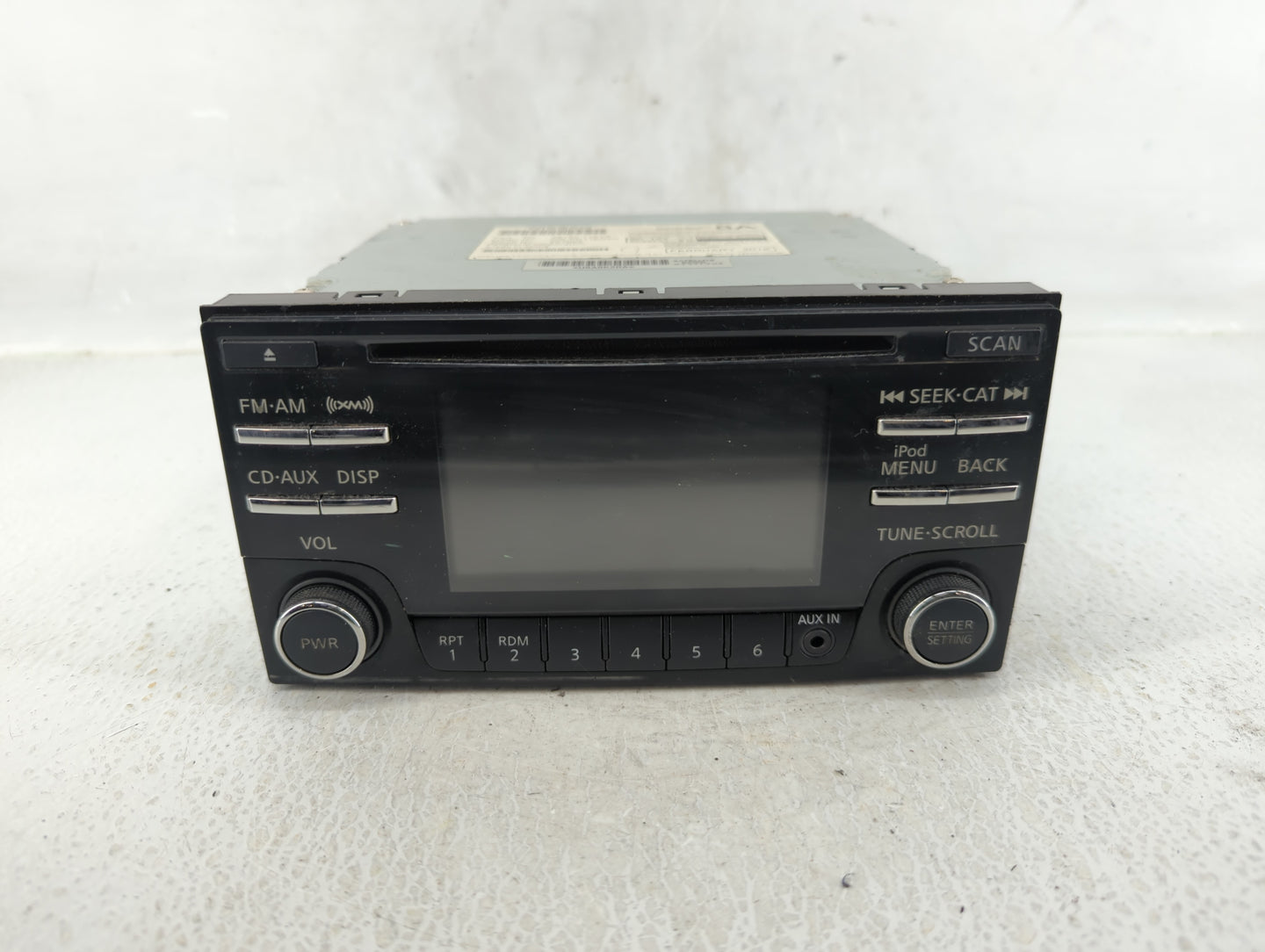 2012-2012 Nissan Quest Am Fm Cd Player Radio Receiver - Oemusedautoparts1.com