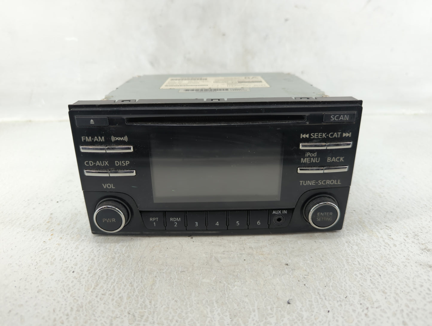 2012-2012 Nissan Quest Am Fm Cd Player Radio Receiver - Oemusedautoparts1.com