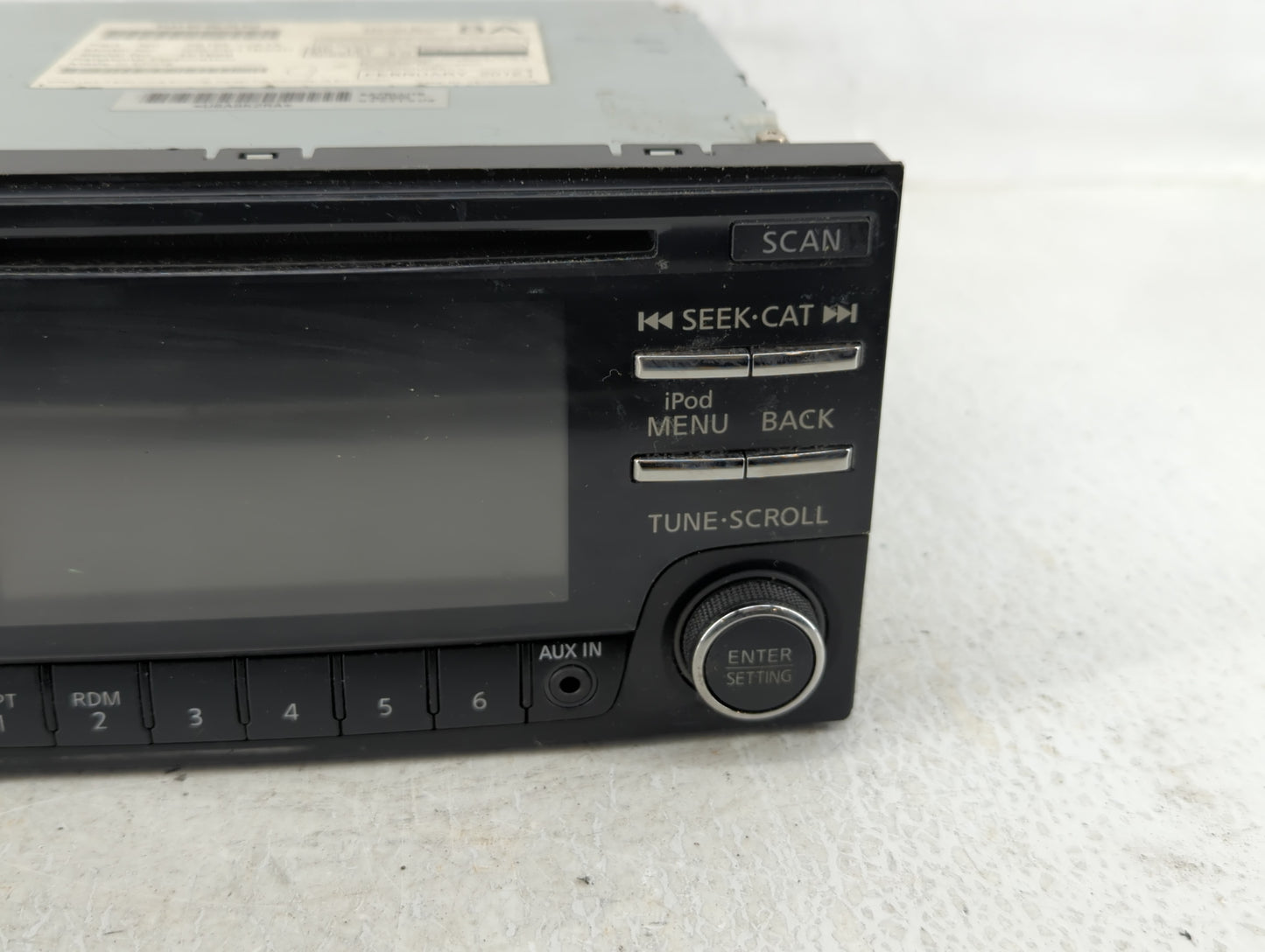 2012-2012 Nissan Quest Am Fm Cd Player Radio Receiver - Oemusedautoparts1.com