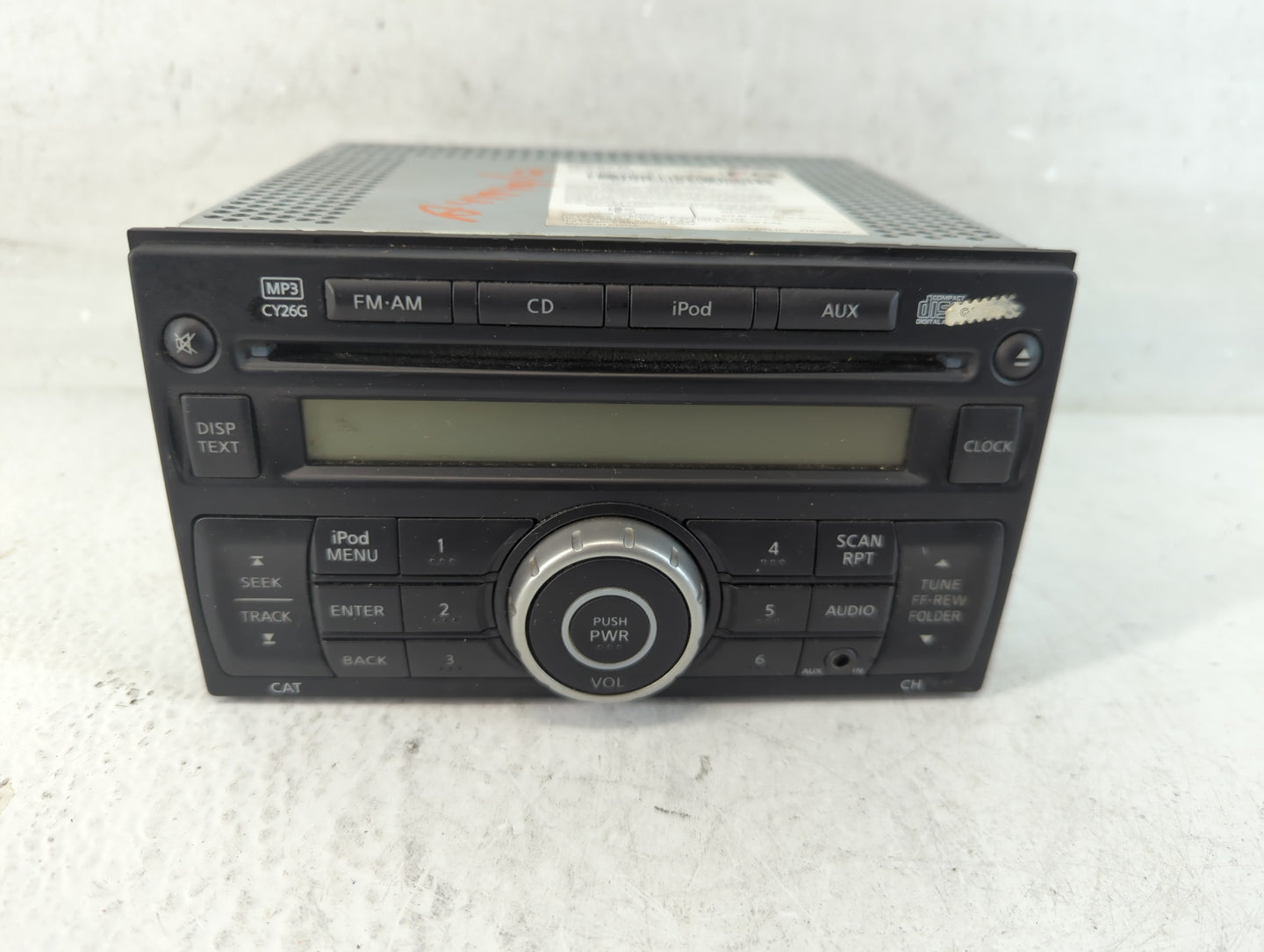 2011-2015 Nissan Rogue Radio AM FM Cd Player Receiver Replacement P/N:28185 1VK1A Fits Fits 2011 2012 2013 2014 2015 OEM Use
