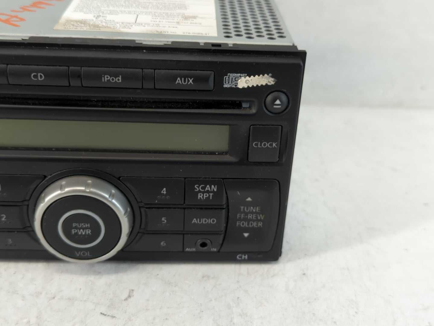 2011-2015 Nissan Rogue Radio AM FM Cd Player Receiver Replacement P/N:28185 1VK1A Fits Fits 2011 2012 2013 2014 2015 OEM Use