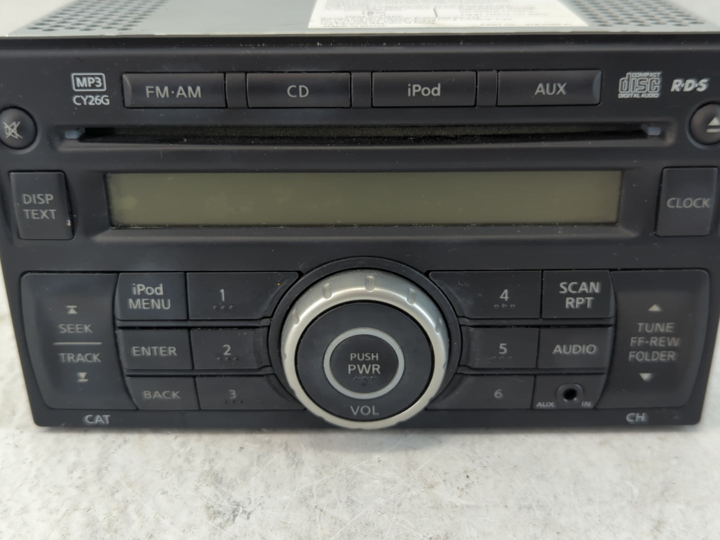 2012-2015 Nissan Rogue Radio AM FM Cd Player Receiver Replacement P/N:PP3135BB 0181135 28185 1VK1A Fits Fits 2012 2013 2014 