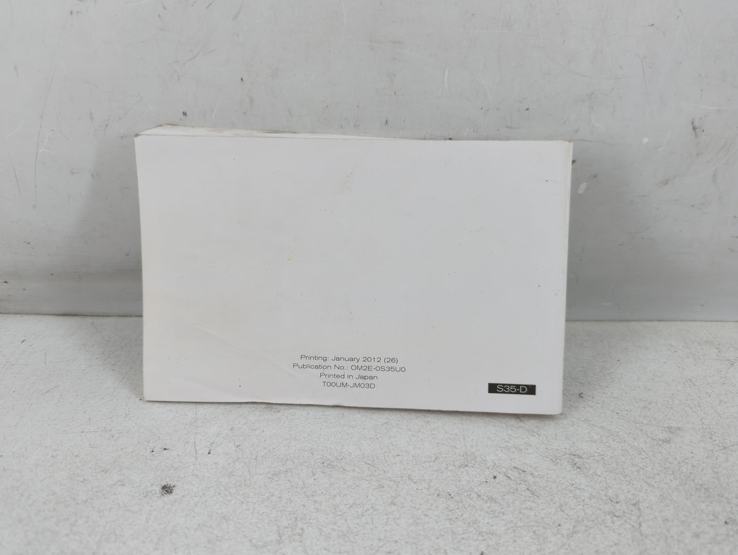 2012 Nissan Rogue Owners Manual Book Guide P/N:OM2E-0S35U0 OEM Used Auto Parts - Oemusedautoparts1.com